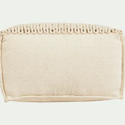 Coussin De Sol|Pouf & Repose-Pieds*alinea Pouf cubique en coton - D50xH28cm Beige
