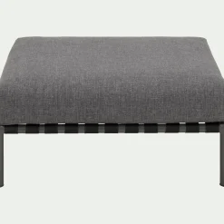 Pouf Exterieur|Salon De Jardin Modulable*alinea Pouf de jardin en aluminium - gris anthracite