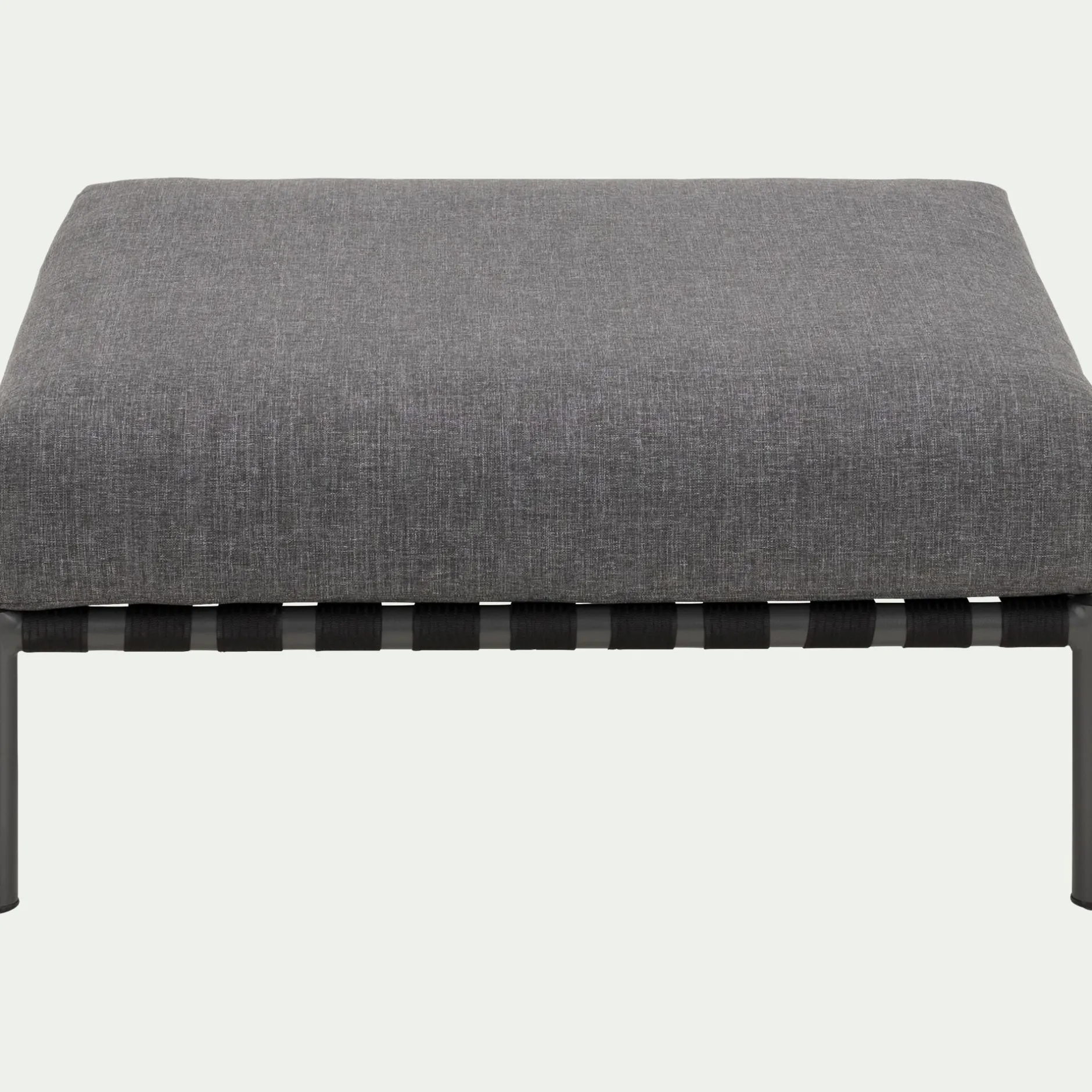 Pouf Exterieur|Salon De Jardin Modulable*alinea Pouf de jardin en aluminium - gris anthracite