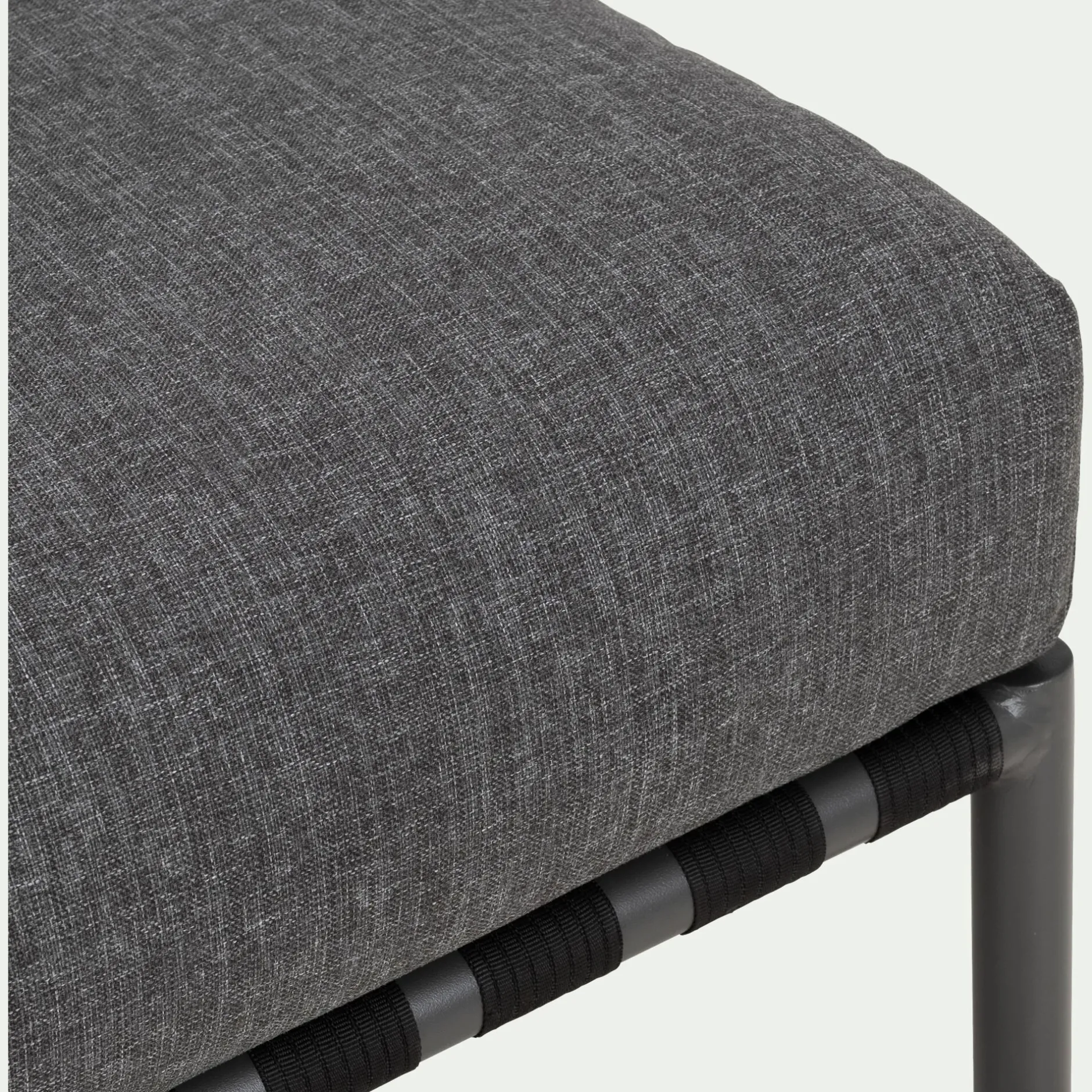 Pouf Exterieur|Salon De Jardin Modulable*alinea Pouf de jardin en aluminium - gris anthracite