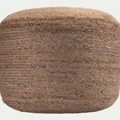Pouf & Repose-Pieds*alinea Pouf en jute D50xH40cm - Naturel
