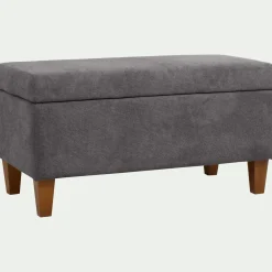 Pouf & Repose-Pieds*alinea Pouf en tissu avec coffre - restanque Gris