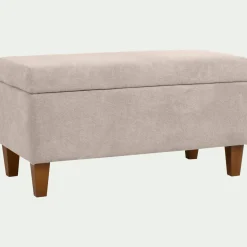 Pouf & Repose-Pieds*alinea Pouf en tissu avec coffre - roucas Beige