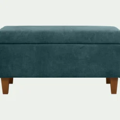 Pouf & Repose-Pieds*alinea Pouf en tissu avec coffre - figuerolles Bleu