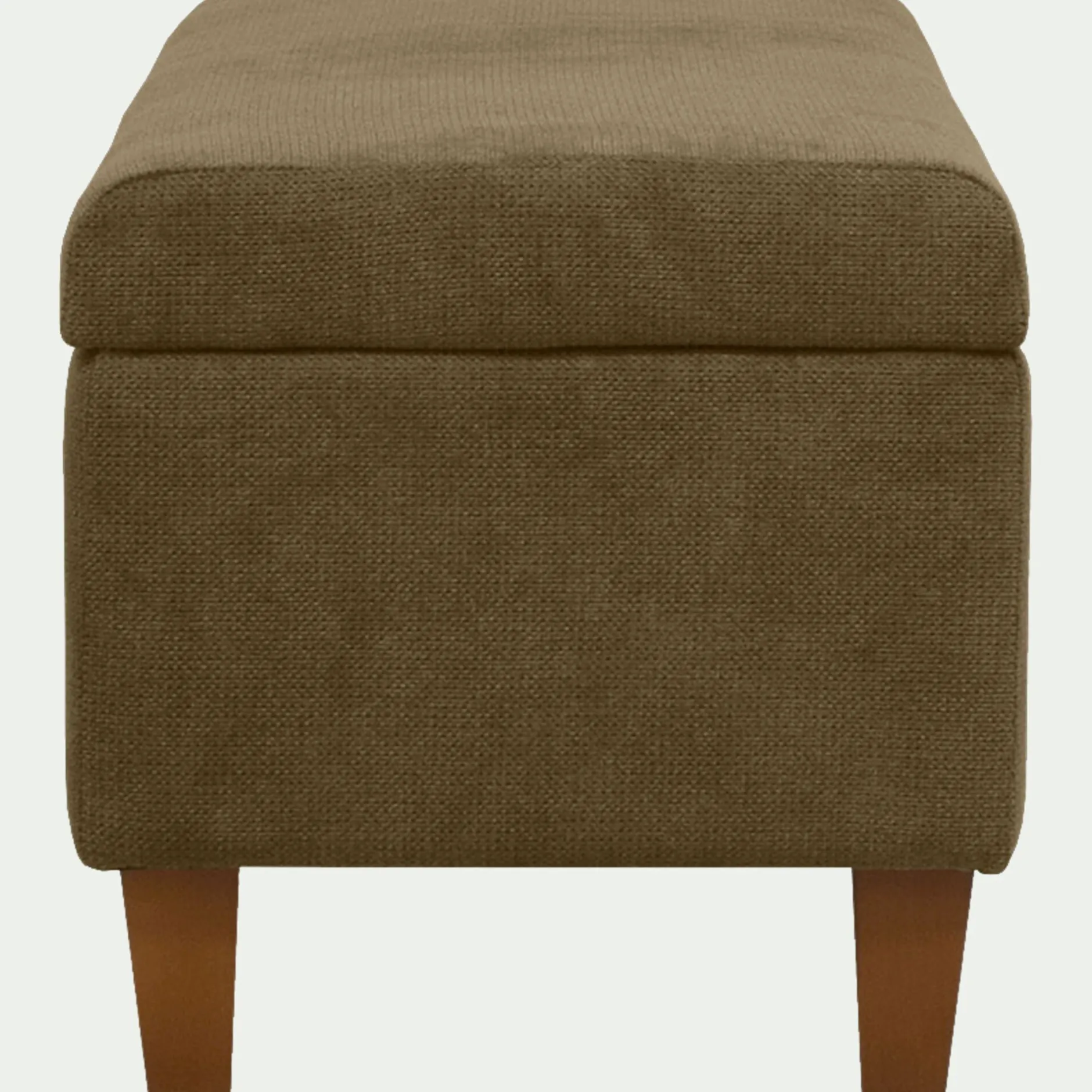 Pouf & Repose-Pieds*alinea Pouf en tissu avec coffre - cèdre Vert