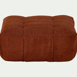Pouf & Repose-Pieds*alinea Pouf en tissu chenille - Brun rustrel