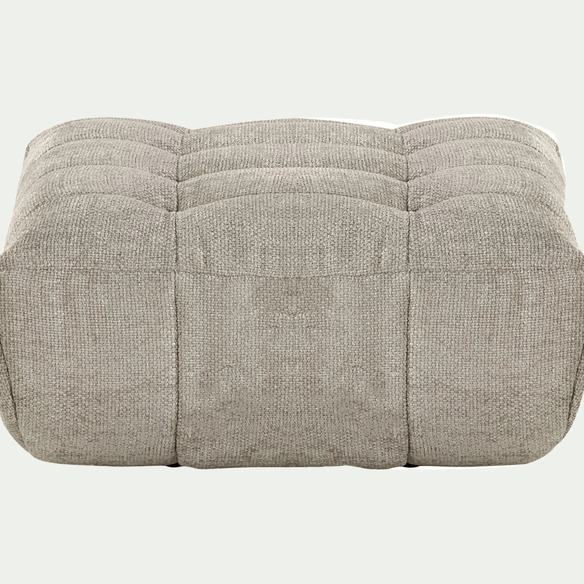 Pouf & Repose-Pieds*alinea Pouf en tissu chenille - roucas Beige
