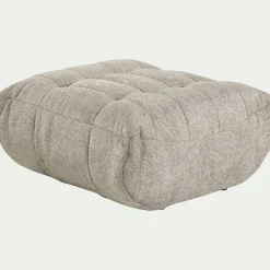 Pouf & Repose-Pieds*alinea Pouf en tissu chenille - roucas Beige