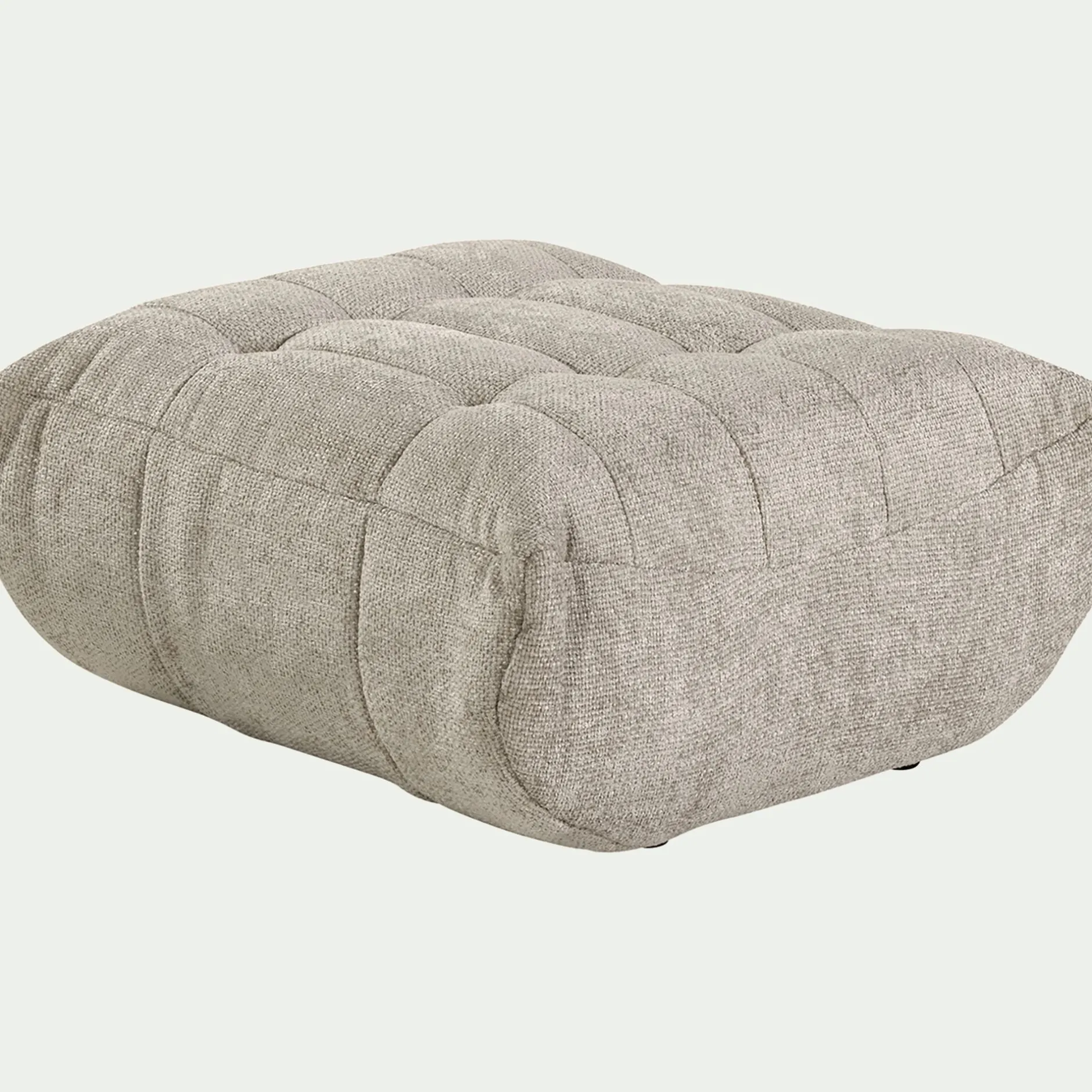 Pouf & Repose-Pieds*alinea Pouf en tissu chenille - roucas Beige
