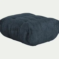 Pouf & Repose-Pieds*alinea Pouf en tissu chenille - marine Bleu