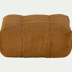 Pouf & Repose-Pieds*alinea Pouf en tissu chenille - argan Jaune