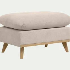 Pouf & Repose-Pieds*alinea Pouf en tissu crown - Beige roucas