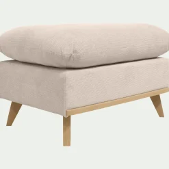 Pouf & Repose-Pieds*alinea Pouf en tissu crown - Beige roucas
