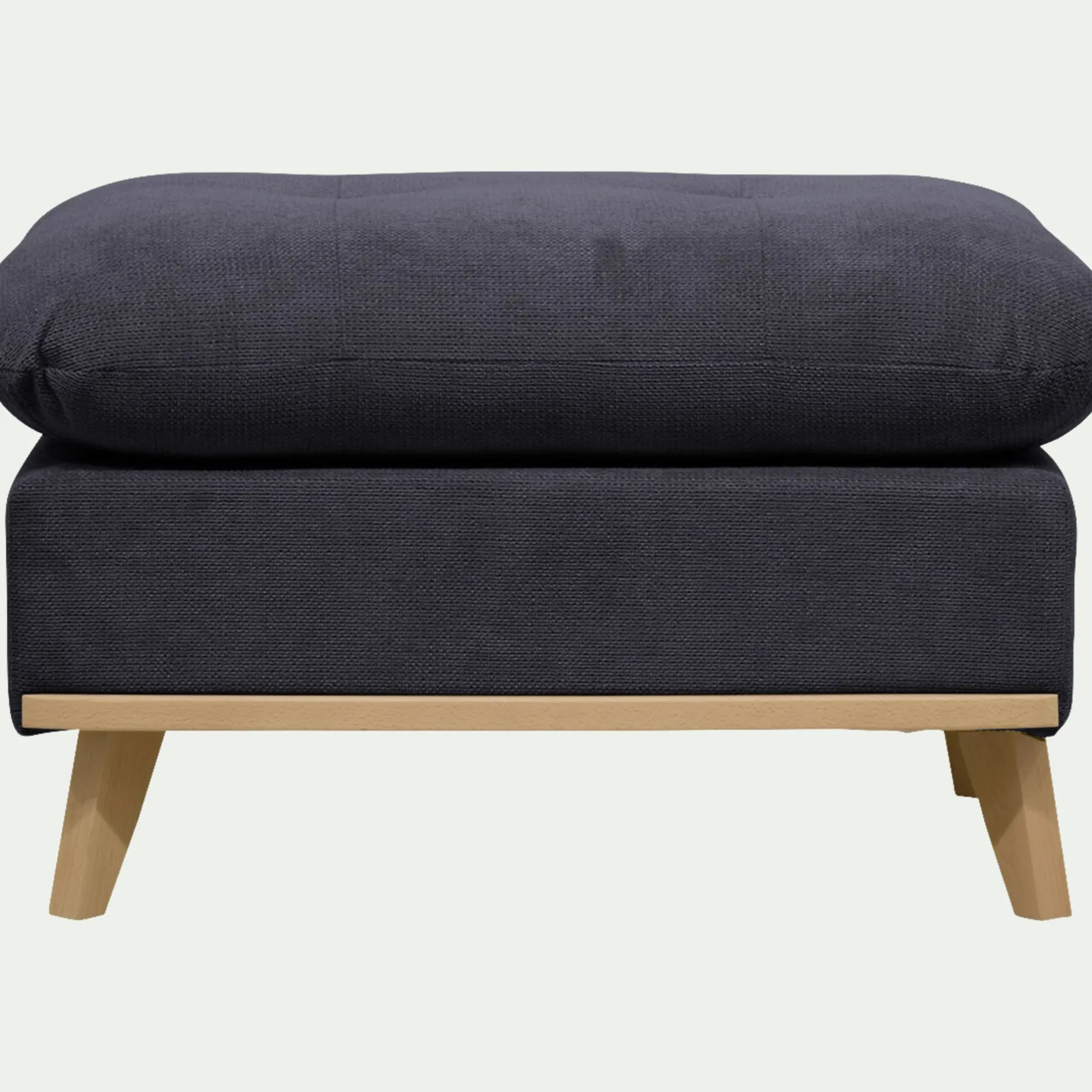 Pouf & Repose-Pieds*alinea Pouf en tissu crown - calabrun Bleu