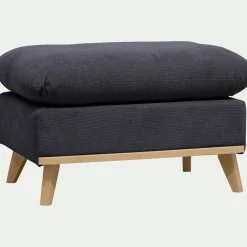 Pouf & Repose-Pieds*alinea Pouf en tissu crown - calabrun Bleu