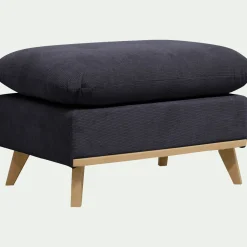 Pouf & Repose-Pieds*alinea Pouf en tissu crown - calabrun Bleu