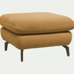 Pouf & Repose-Pieds*alinea Pouf en tissu doux tramé - Bronze