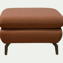 Pouf & Repose-Pieds*alinea Pouf en tissu doux tramé - brun rustrel Marron