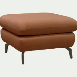 Pouf & Repose-Pieds*alinea Pouf en tissu doux tramé - brun rustrel Marron