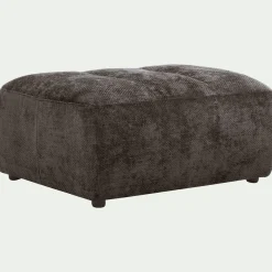 Pouf & Repose-Pieds*alinea Pouf en tissu Eden - Marron