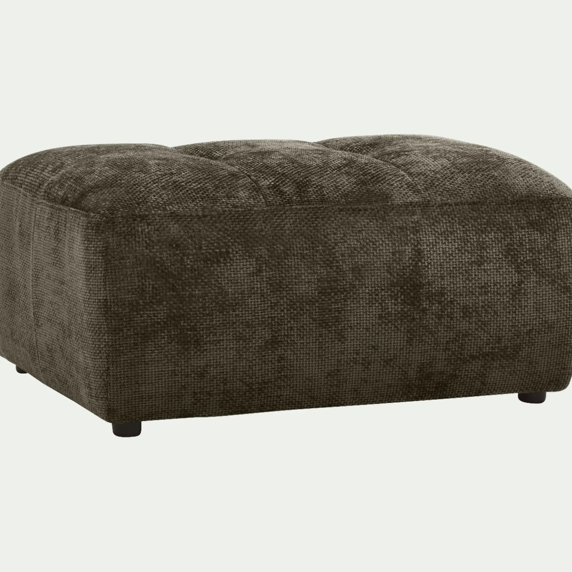 Pouf & Repose-Pieds*alinea Pouf en tissu Eden - cèdre Vert