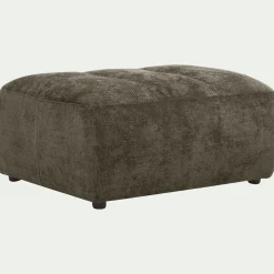 Pouf & Repose-Pieds*alinea Pouf en tissu Eden - cèdre Vert