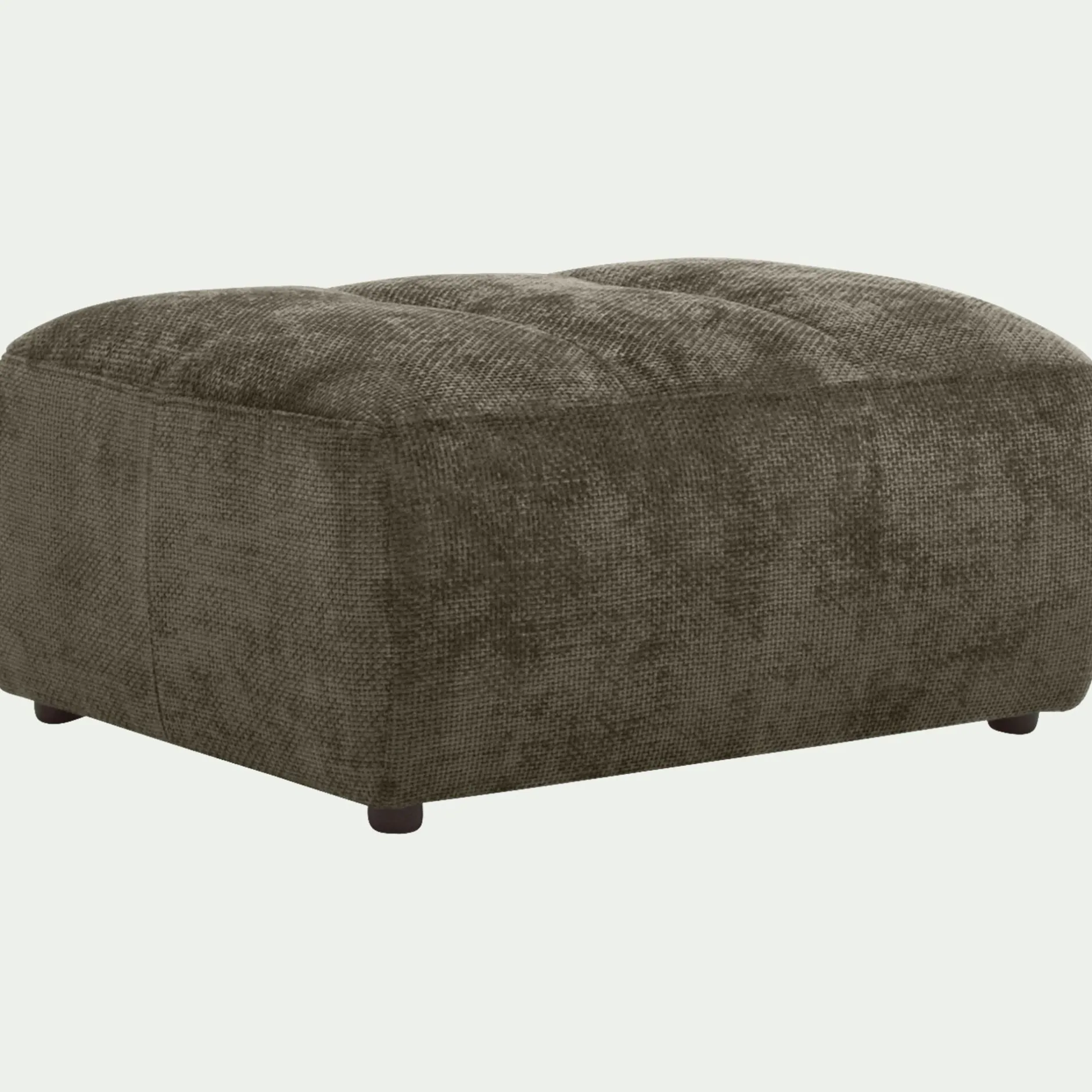 Pouf & Repose-Pieds*alinea Pouf en tissu Eden - cèdre Vert