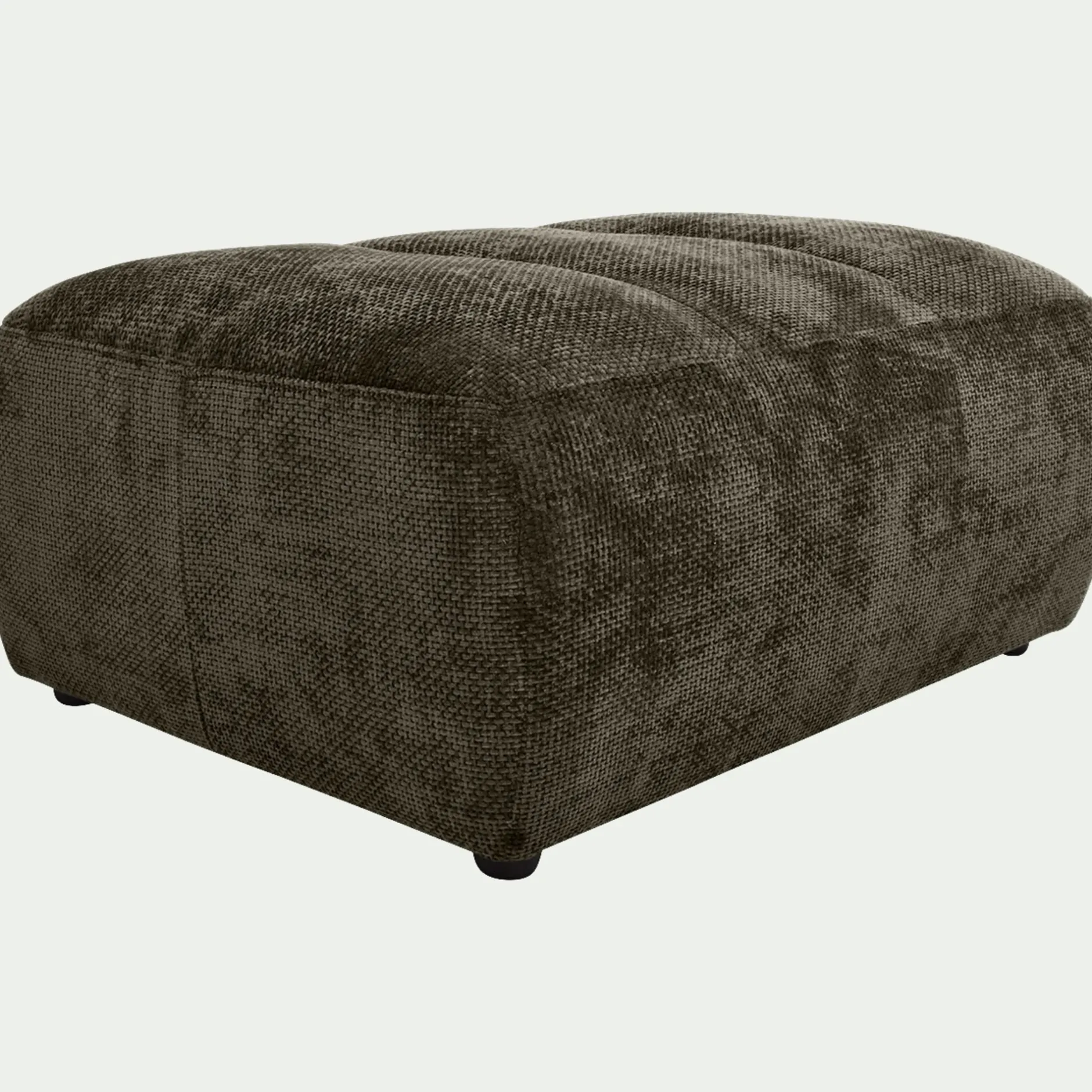 Pouf & Repose-Pieds*alinea Pouf en tissu Eden - cèdre Vert