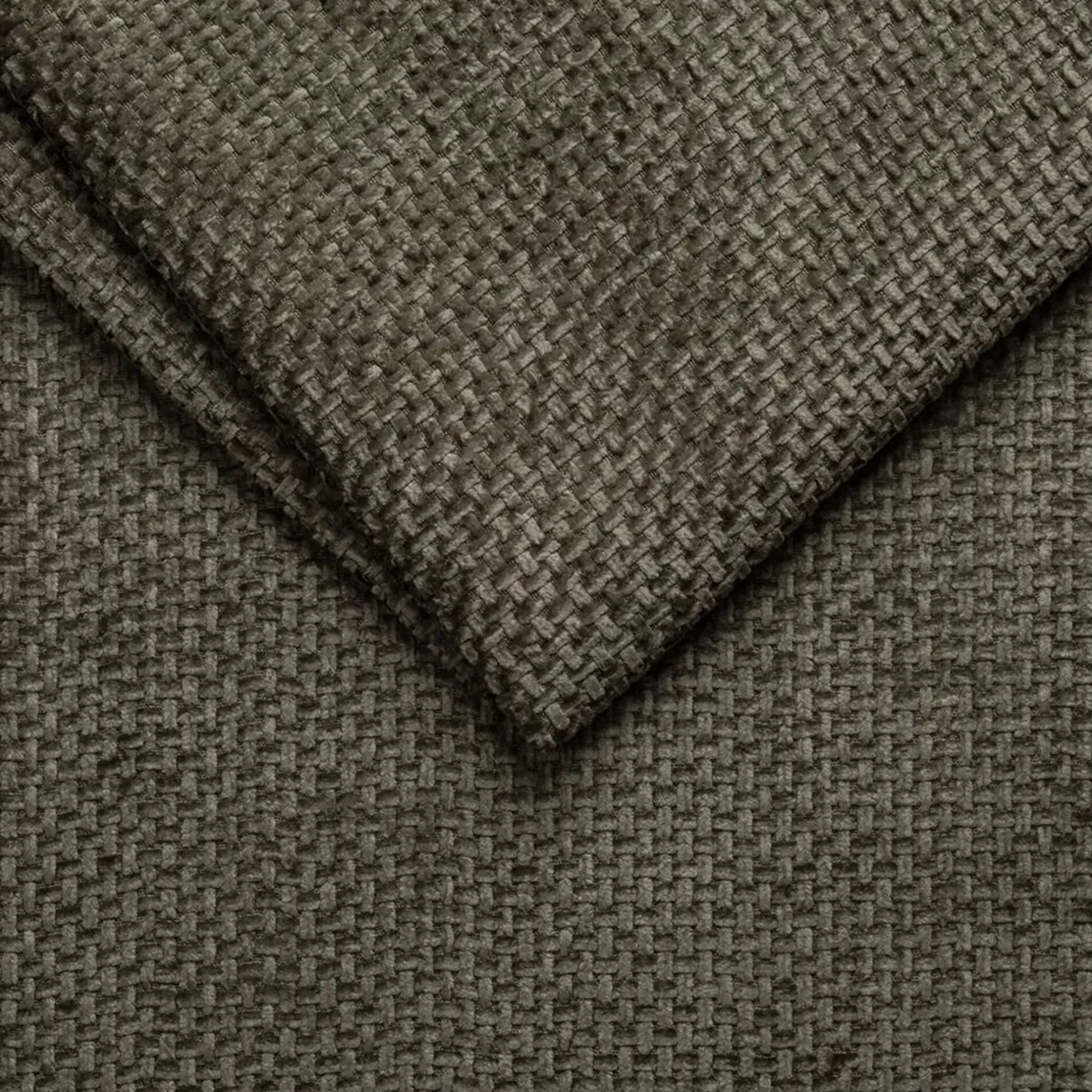 Pouf & Repose-Pieds*alinea Pouf en tissu Eden - cèdre Vert