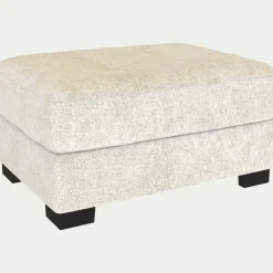 Pouf & Repose-Pieds*alinea Pouf en tissu Genesis - ventoux Blanc