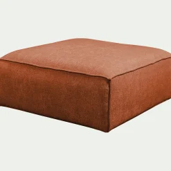 Pouf & Repose-Pieds*alinea Pouf en tissu genesis - brun rustrel Marron