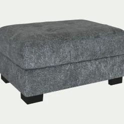 Pouf & Repose-Pieds*alinea Pouf en tissu Genesis - Gris ardoise