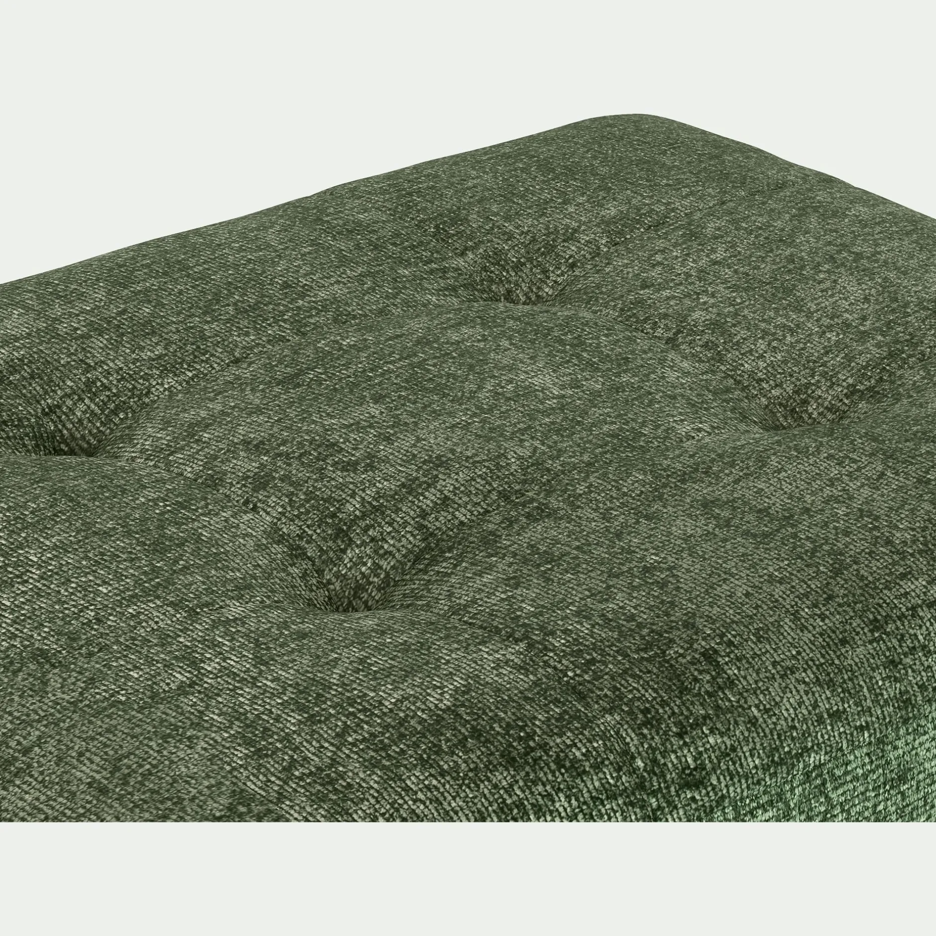Pouf & Repose-Pieds*alinea Pouf en tissu Genesis - Vert cèdre