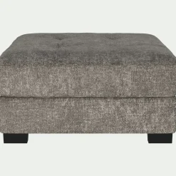 Pouf & Repose-Pieds*alinea Pouf en tissu Genesis avec coffre - Beige alpilles