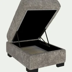 Pouf & Repose-Pieds*alinea Pouf en tissu Genesis avec coffre - Beige alpilles