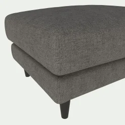 Pouf & Repose-Pieds*alinea Pouf en tissu joint - Gris restanque