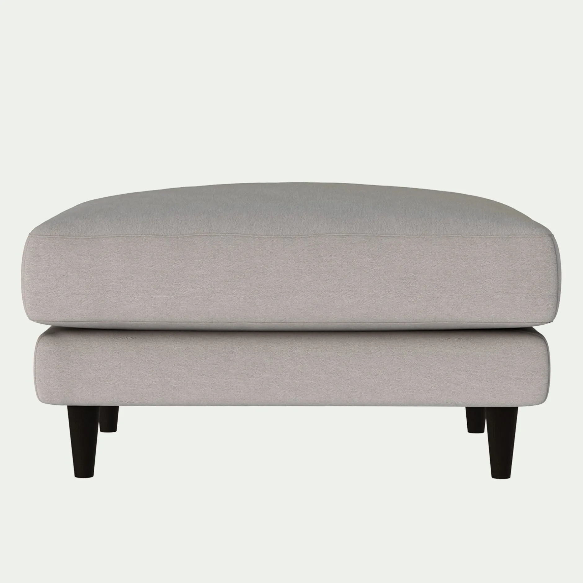 Pouf & Repose-Pieds*alinea Pouf en tissu joint - borie Gris