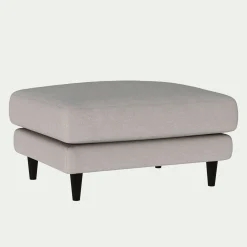 Pouf & Repose-Pieds*alinea Pouf en tissu joint - borie Gris