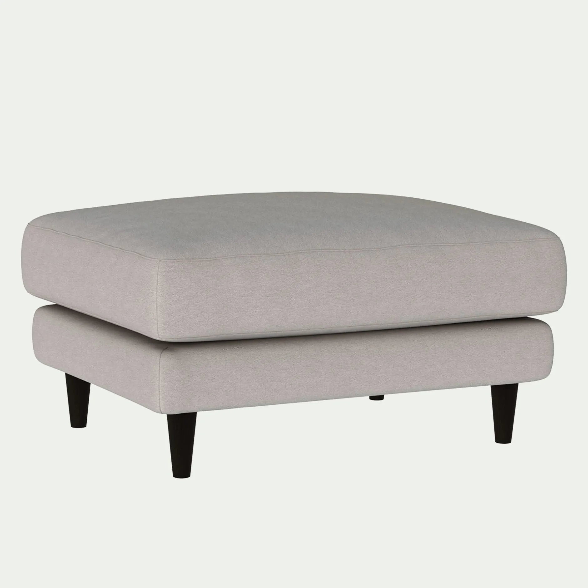 Pouf & Repose-Pieds*alinea Pouf en tissu joint - borie Gris