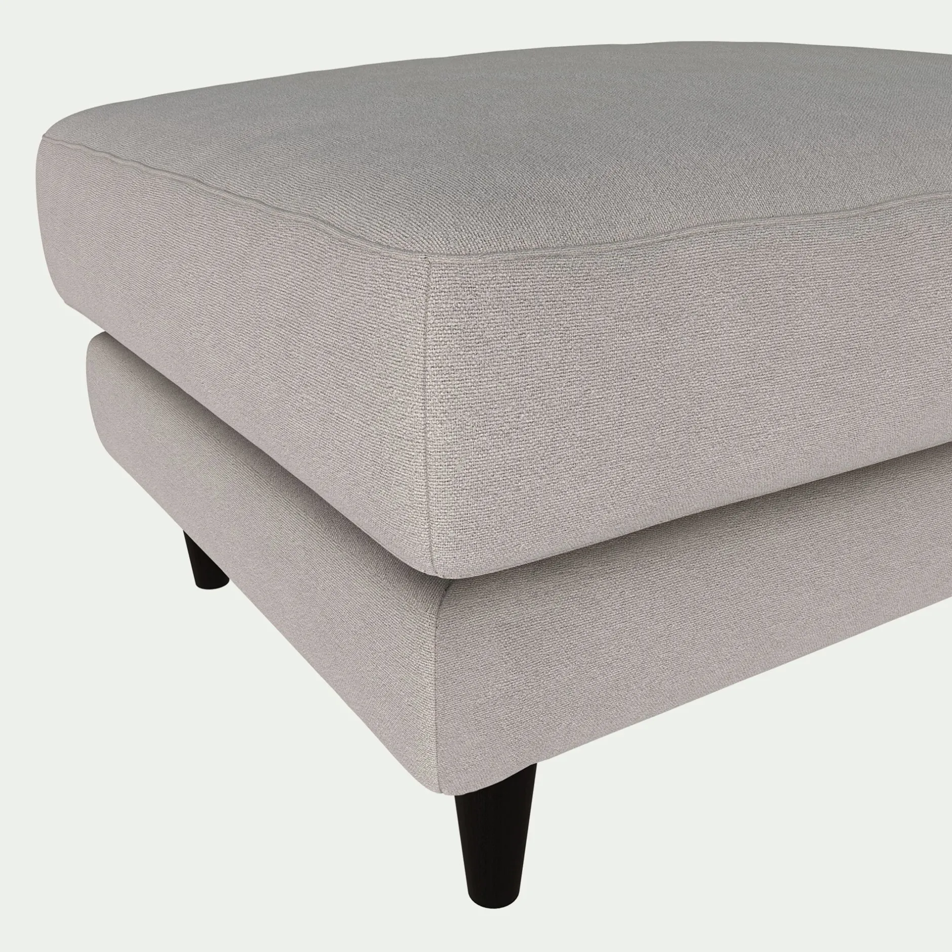 Pouf & Repose-Pieds*alinea Pouf en tissu joint - borie Gris