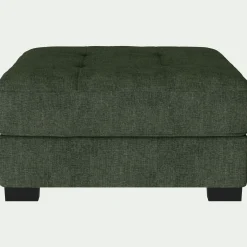 Pouf & Repose-Pieds*alinea Pouf en tissu Monclar - Vert cèdre