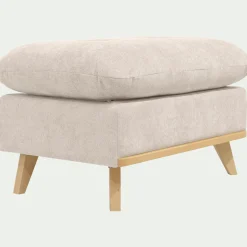 Pouf & Repose-Pieds*alinea Pouf en tissu storm - roucas Beige