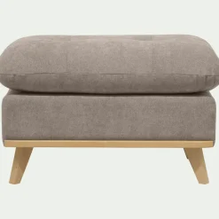 Pouf & Repose-Pieds*alinea Pouf en tissu storm - taupe Gris
