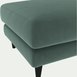 Pouf & Repose-Pieds*alinea Pouf en tissu velvet - sauge Vert