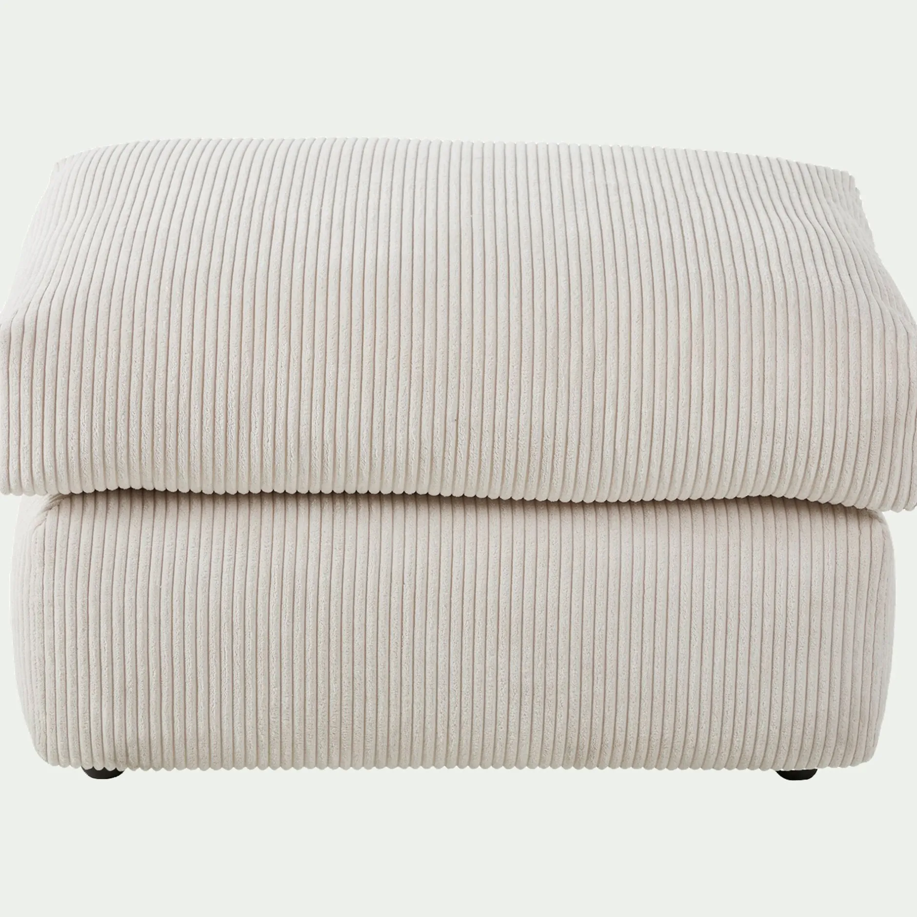 Pouf & Repose-Pieds*alinea Pouf en velours côtelé - roucas Beige
