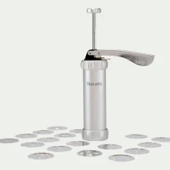 Ustensile Pour Pâtisserie*alinea Presse à biscuits en aluminium anodisé - Argenté