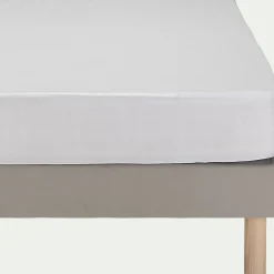 Protection Literie Enfant|Protection Literie Enfant*alinea Protège-matelas imperméable en coton recyclé 90x200cm bonnet 25cm Blanc