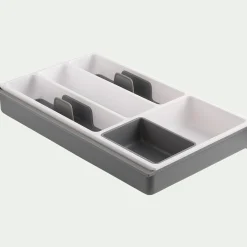 Aménagement Meuble Cuisine*alinea Range couverts en plastique - gris
