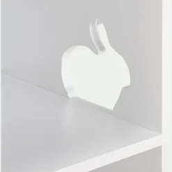 Bibliothèque Enfant|Bibliothèque Enfant*alinea Rangement forme maison 5 cases pour chambre enfant - Blanc