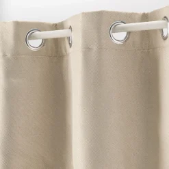 Rideau*alinea Rideau à œillets en polyester 135x300cm - roucas Beige
